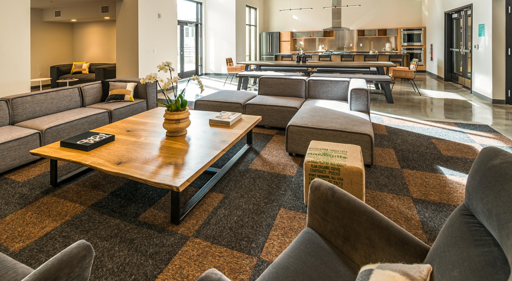 Break away from the grind in our spacious lounge Break away from the grind in our spacious lounge