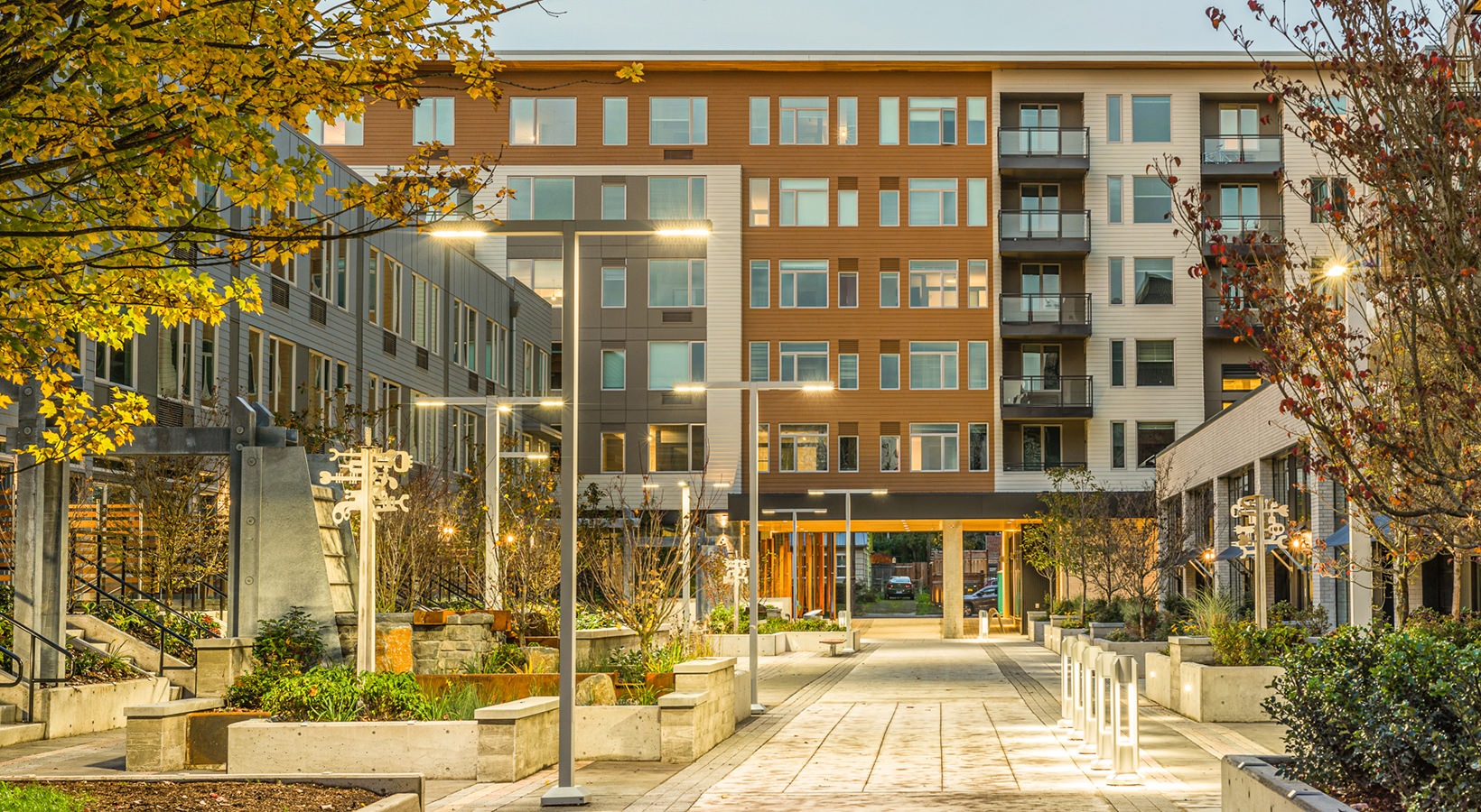 The woonerf was built to foster connection and community The woonerf was built to foster connection and community