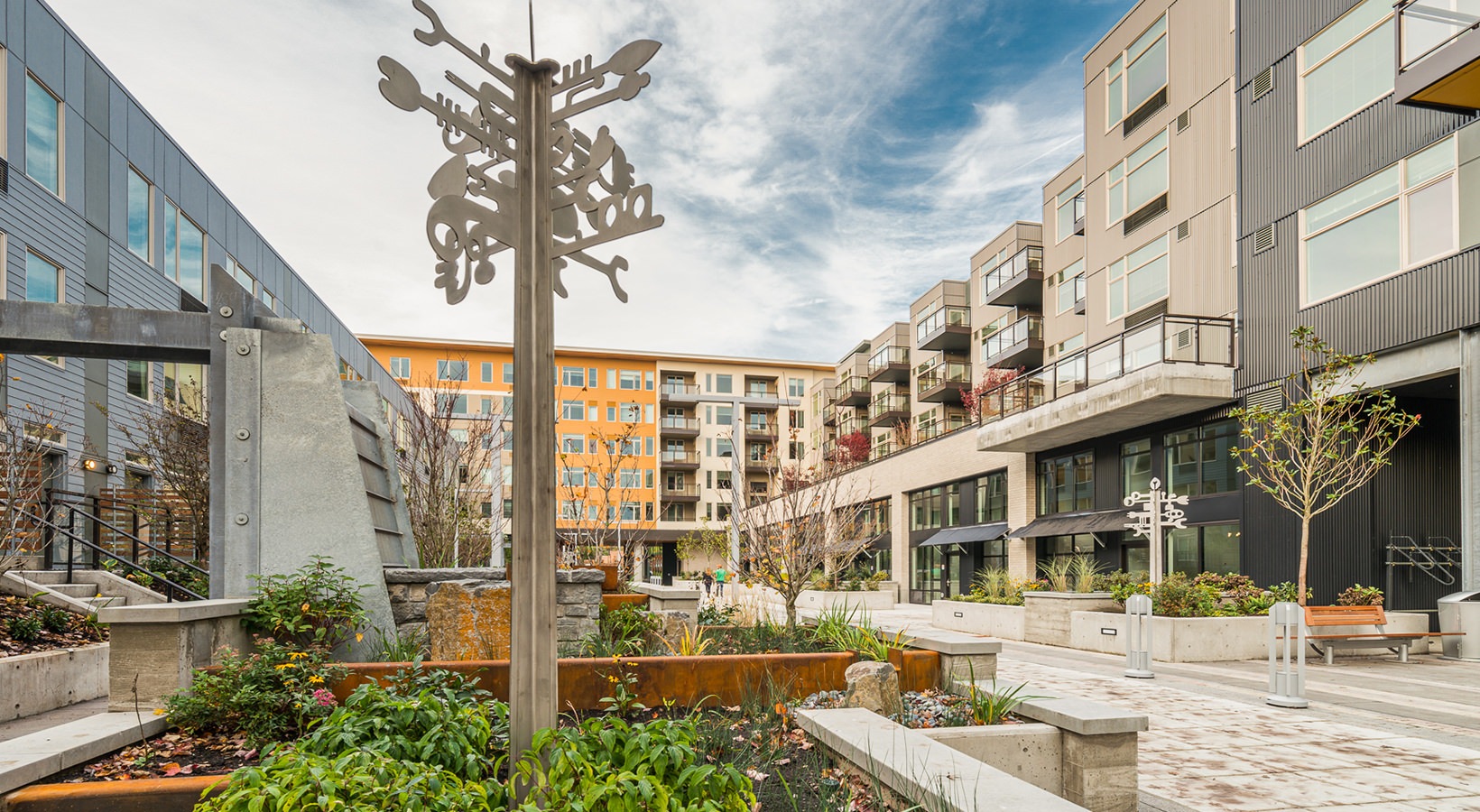 Courtyard Rendering of the courtyard