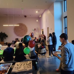 What an Awesome Turnout for the Super Bowl! Instagram post from @pelotonpdx on February 13, 2023 15:32:20pm